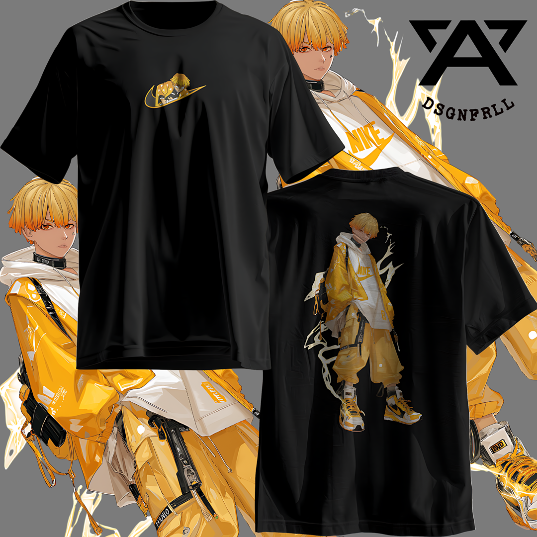 Zenitsu Drip Streetwear T-Shirt – Demon Slayer Edition