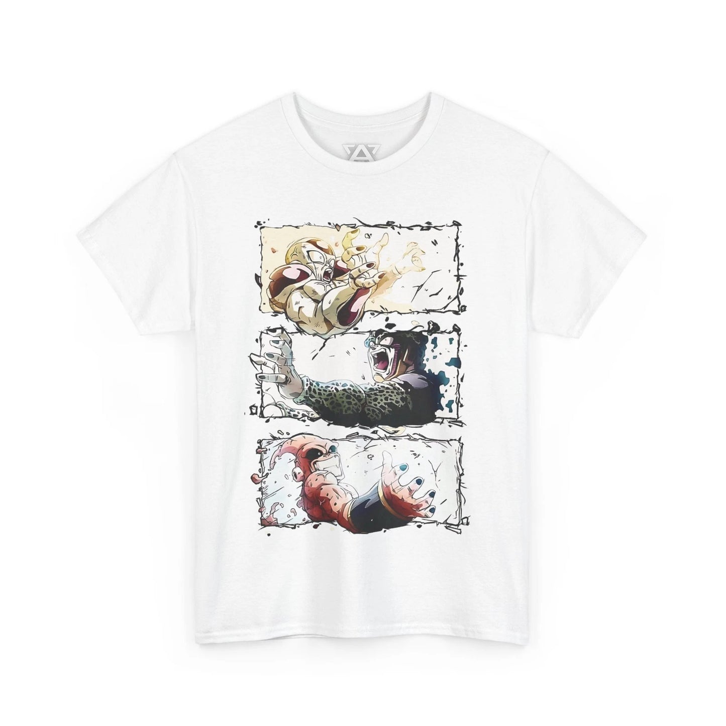 Dragon Ball Z – Villains Epic Battle Anime T-Shirt | Frieza, Cell, Majin Buu Tee