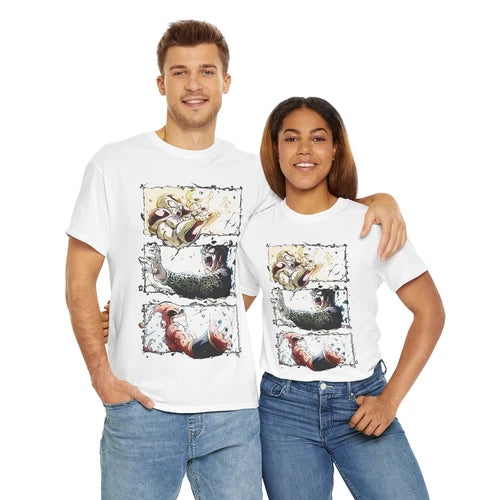 Dragon Ball Z – Villains Epic Battle Anime T-Shirt | Frieza, Cell, Majin Buu Tee