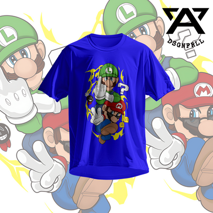 Super Bros Voltage Tee – Mario & Luigi Street Style Edition