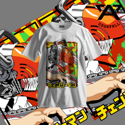 Chainsaw Man Pop Manga Tee – Limited Edition Streetwear