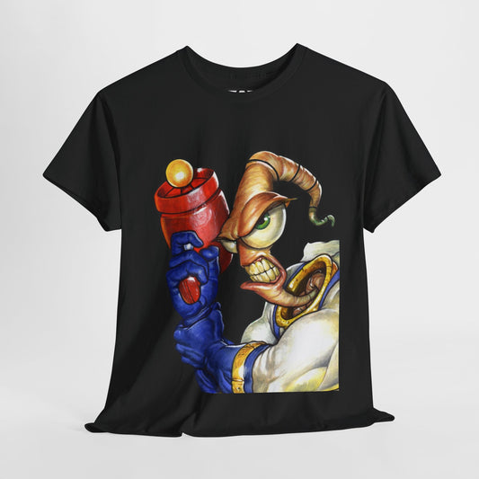 Retro Hero Earthworm Jim Blaster Tee